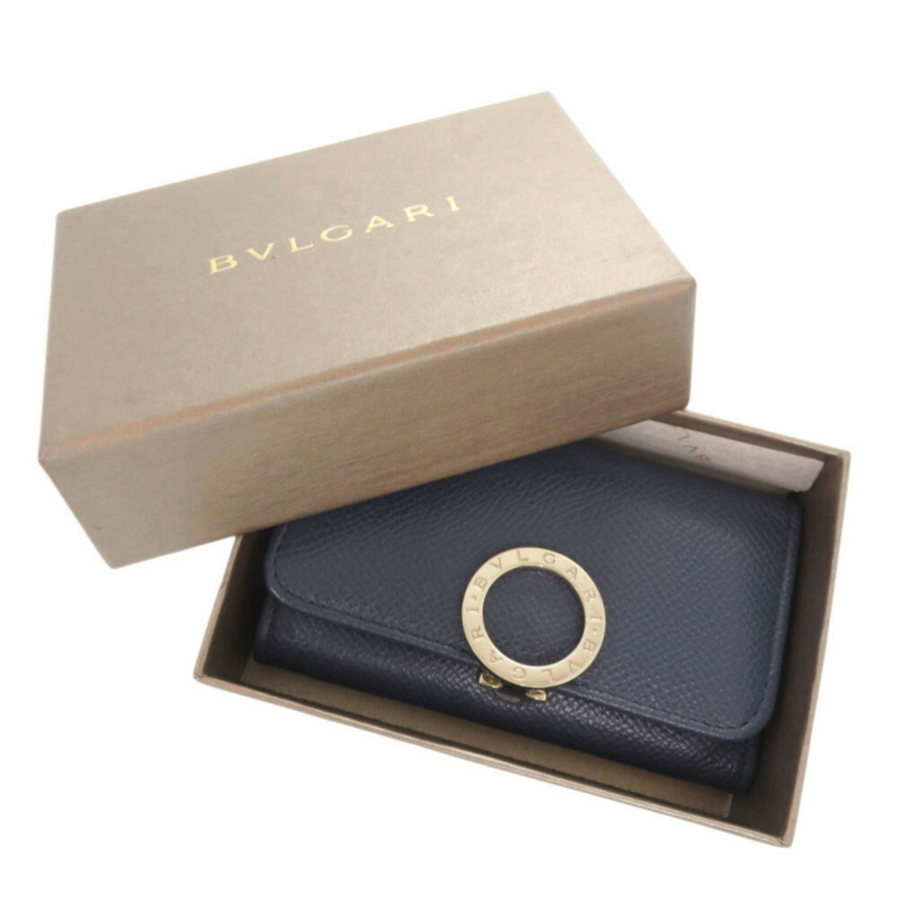 Bvlgari Men's Blue Leather 6-Key Case (1469) - Picture 3 of 11